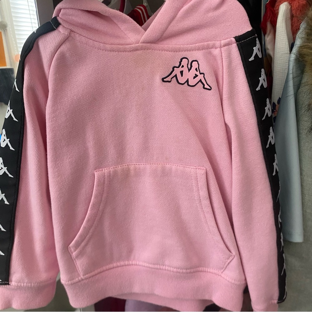 Kappa Pink and Black Sweatshirt Hoodie